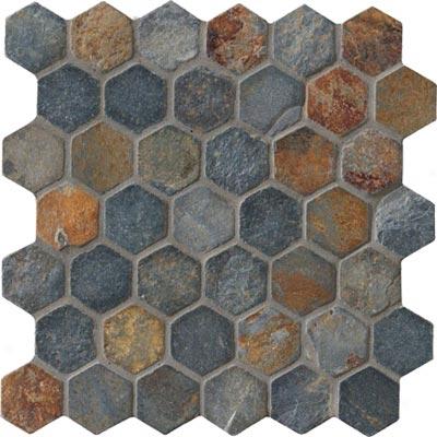 Crossville Modern Mythology Slate Hexagon Slate Tile & Stone