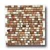 Crossville Phoenix Mixed Stone Mosaic White Travertine/noce/timber Tile & Stone