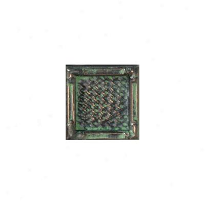 Crossville Urban R3newal - Bronze Verde Satin 6 X 6 Bamboo Dot Tile & Stone