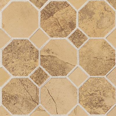 Daltile Aspen Lodge Octagon/dot Mosaic 12 X 12 Golden Ridge Tile & Stone