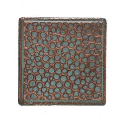 Daltile Castle Metals Aged Copper Hammered Dot Tile & Stone