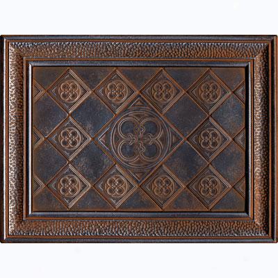 Dalyile Castle Metals Wrought Iron Clover Muriel Tile & Stone