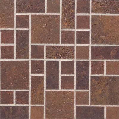 Daltile Continental Slate Mosaic Mass of houses  Rndm. 12 X 24 Indian Red Tile & Stone