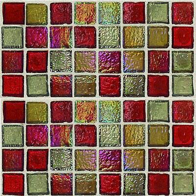 Daltile Egyptian Glss Mosaics 2 X 2 Iridescent Rosetta Tile & Stone