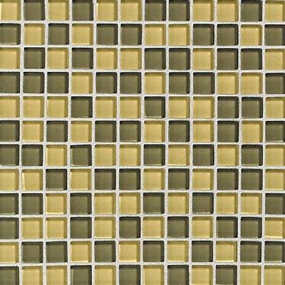 Daltile Glass Reflections Blends Mosaic 1 X 1 (gloss) Wheat Field Tile & Stone