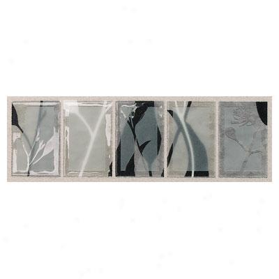 Daltile Glass Touches Eclipse Charcoal Deco Tile & Stone