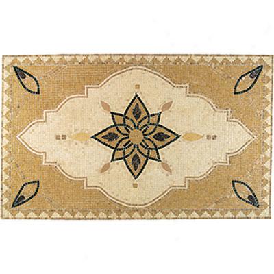 Daltile Medallions - Stone Medallions Arabesque Tumbled Tile & Stone