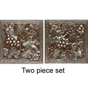 Daltile Metal Signatures Trellis Aged Iron Deco 6 X 6 Ms10 66decob1p