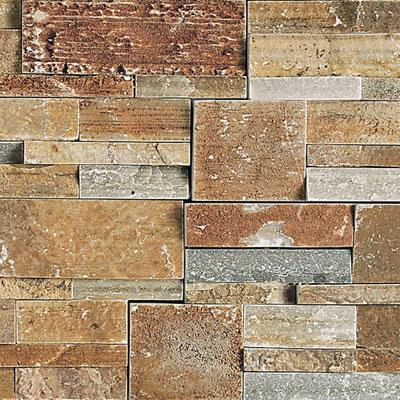 Daltile Slate Collection - Slate Stacked Stone Shanghai Rust Tile & Stone