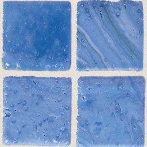 Daltile Sonterra Collection Mosaic Medium Blue Opalized Tile & Stone