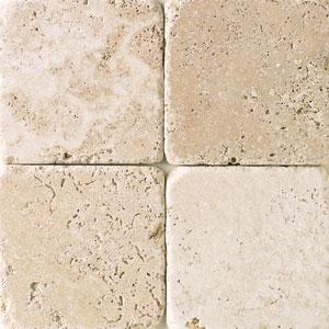 Daltile Tumbled Natural Stone 16 X 16 Mediterranean Ivory Tile & Stone