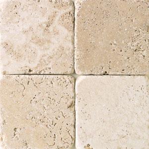 Daltile Tumbled Natural Stone 6 X 6 Meeiterranean Ivory Tile & Stone