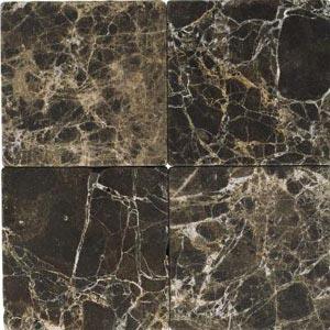 Daltile Tumbled Naturai Stone 12 X 12 Emperador Unilluminated Tile & Stone