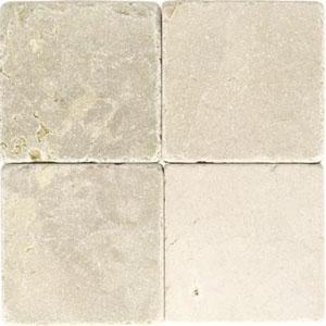 Daltile Tumbled Natural Stone 3 X 6 Crema Marfil Tile & Face with ~