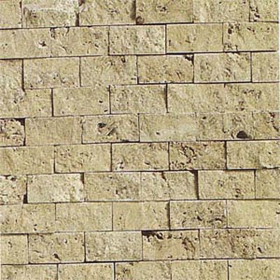 Daltile Tumbled Natural Stone Ache Face Mosaic Walnut Tile & Stone