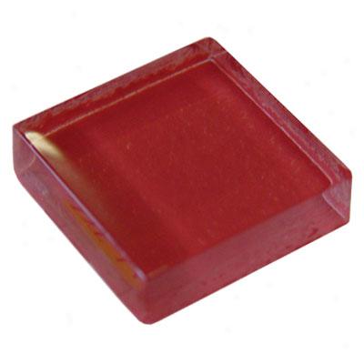 Diamond Tech Glass Dimension Mosaic 1 X 2 Red Tile & Stone