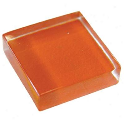 Diamond Tech Glass Dimension 6 X 6 Orange Tile & Stone