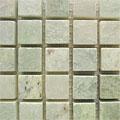 Diamond Tech Glass Marble Series Polished Mosaic Ming Green Tile & Stpne