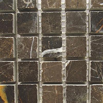 Diamond Tech Glass Marble Series 5/8 Polished Mosaic Empefador Dark Tile & Stone