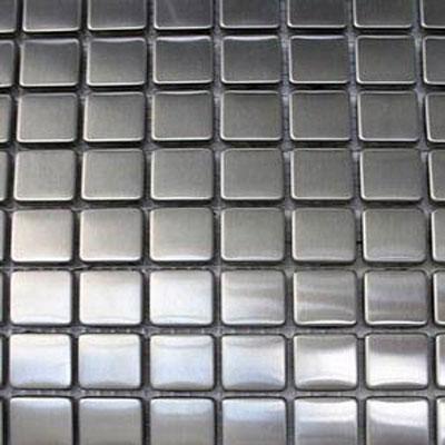 Diamond Tech Glass Metal Series Mosaic Small Square Tile & Stone