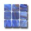 Diamond Tech Glass Mosaic Glass Series - Gold Vein Blue Gray Tile & Stone