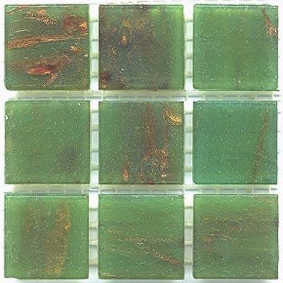 Diamond Tech Glass Mosaic Glass Series - Gold Veined Light Green Tile & Free from ~s