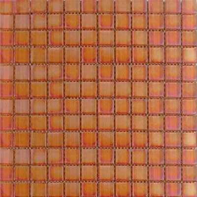 Dune Emphasis Glass Mosaics Vitra Flower-de-luce Rojo Tile & Stone