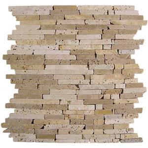 Dune Emphasis Stone Mosaics Travertino Pencil Tile & Stone