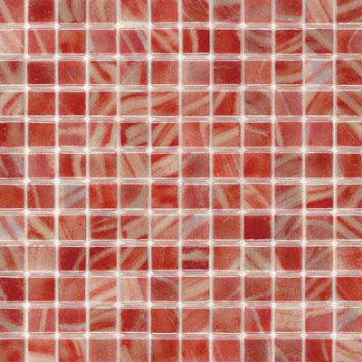 Elida Ceramica Recycled Glass Water Mosaic Tomato Tile & Stnoe