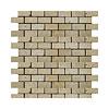 Emser Tile Antique & Tumbled Stone Mosaic 1 X 2 Offset Trav Fontane Tumbled Ivory Classic Tile & Stone