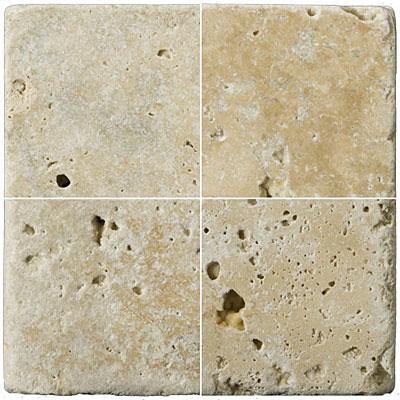 Emser Tile Antique & Tumbled Stone 4 X 4 Trag Fontane Tumbled Ivory Classic Tile & Stone