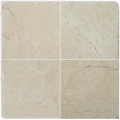 Emser Tile Antique & Tumbled Stone 4 X 4 Marble Ancient Tumbled Crema Marfil Tile & Stone