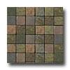 Emser Tile Antique & Tumbled Stone Mosaic 2 X 2 Square Slate Tumbled Multi Rajah Tile & Stonr