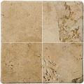 Emser Tile Antique & Tumbled Stone 4 X 4 Trav Anciejt Tumbled Mocha Tile & Stone