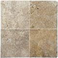 Emser Tile Antique & Tumbled Stone 4 X 4 Trav Fontane TumbledW alnut Tile & Stone