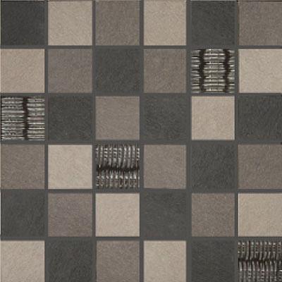 Emser Tile Eclipse Mosaic 12 X 12 Moon With Metal Tile & Stone