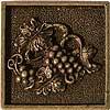 Florida Tile Metal Art Charm 2 X 2 Brass Charm Tile & Stond