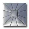 Florida Tile Meta1 Art Square Buckl3 2 X 2 Pewter B2x2 Tile & Stone