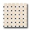 Florida Tile Pierta Art Mosaics Octagon Polished Crema Marfil/emperador Dark Tile & Stone