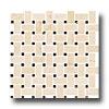 Florida Tile Pierta Art Mosaics Basketweave Polished Creama Marfil/emperador Tile & Stone