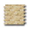 Florida Tile Pietra Art Travertine Brick Mosaic 2 X 4 Giallo Tile & Stone