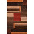 Foreign Accents Festival Blocks 5 X 8 Brown Area Rugs