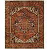 Harounian Rugs International Serapi Heritage 9 X 12 Rust/rust Area Rugs