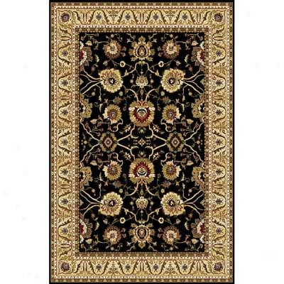 Home Dynamix Cross Woven Legends 5 X 8 Black 6517 Area Rugs