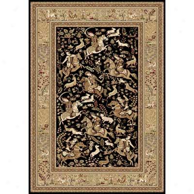 Home Dynamix Regency 8 X 8 Round Black 8403 Area Rugs