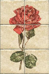 Interceramic Botanical Mural 8 X 12 Mural D Tile & Stone