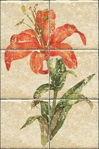 Interceramic Botanical Mural 8 X 12 Mural B Tile & Stone