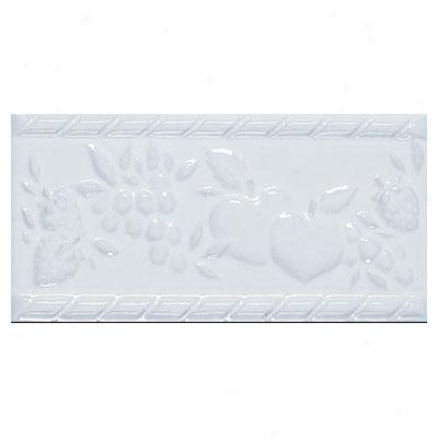 Interceramic Decorative Accents - White Fillet Universal White Fruit Listel Tile & Stone