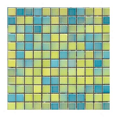 Interceramic Intertech - Color Line Mix Mosaic 2 X 2 Yellow/blue Tile & Stone