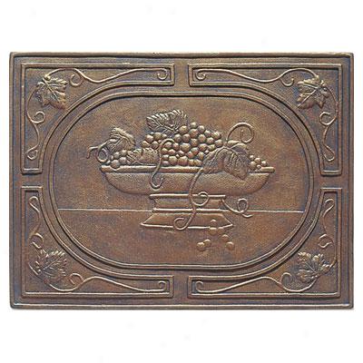 Interceramic Metal Impressions - Grapevine 18 X 24 Insert Bronze Tile & Face with ~